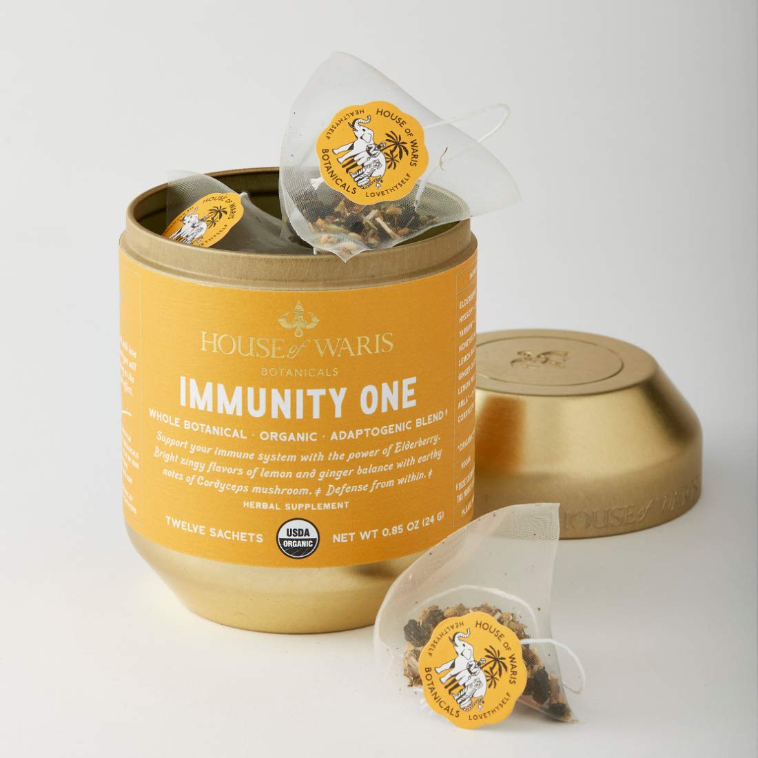Organic House of Waris Botanicals Immunity One Supplement - Gluten Free, Vegan, Immune Support for Daily Wellness & Healthy Lifestyle