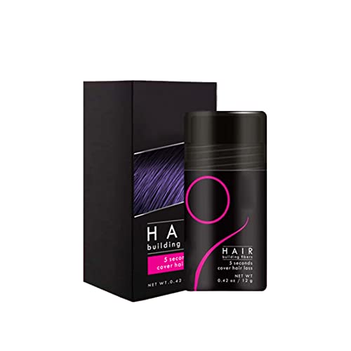 Natural Black Hair Building Fibers for Thinning Hair - 12g Hair Fibers Powder for Women & Men - Instant Volume & Coverage for Fine or Sparse Hair - Perfect for Daily Use, Special Occasions & Confidence Boost