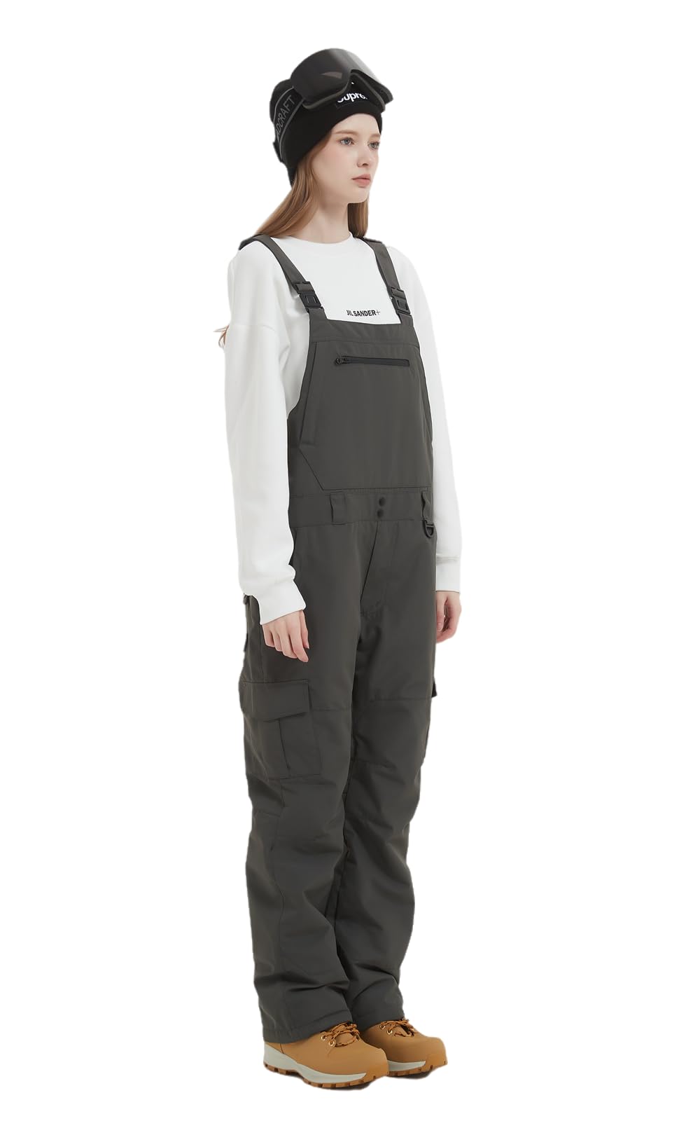 **Men's & Women's Waterproof Snow Bib Overalls - Adjustable Windproof Ski Pants with Insulation for Warmth | Ideal for Skiing, Snowboarding & Winter Outdoor Activities**