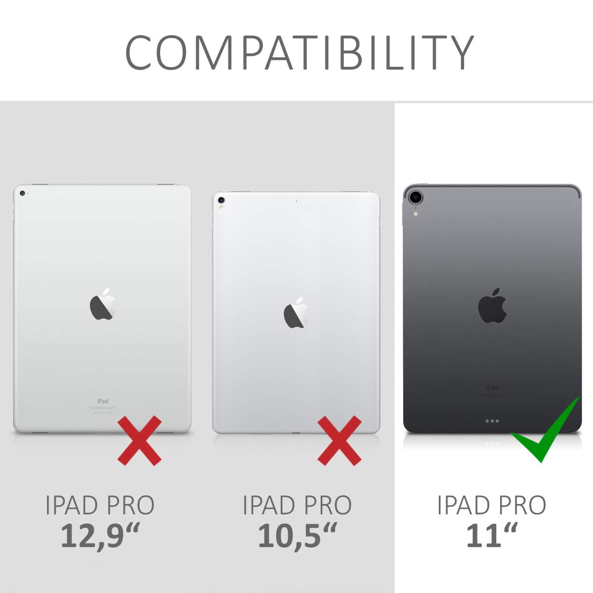 kwmobile Matte Screen Protector for Apple iPad Pro 11