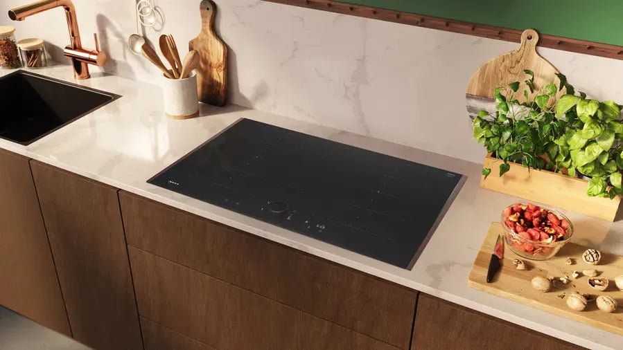 Neff 80cm Flex Induction Cooktop N90 T68YYY4C0H - Energy Efficient Induction Hob for Modern Kitchens | Perfect for Home Cooking, Entertaining & Small Spaces