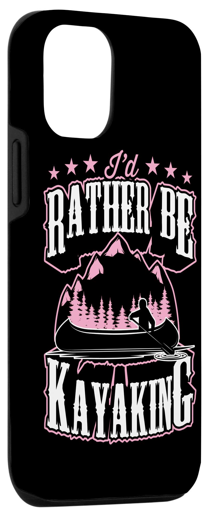 iPhone 12/12 Pro Kayaking Nature Design Phone Case - Durable Protective Cover for Outdoor Adventures, Travel & Daily Use