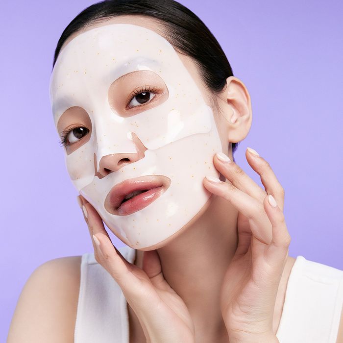 DERMAFIRM Soothing Repair Toning Gel Mask R4 (4 Sheets) - Hydrating & Calming Facial Sheet Mask for Sensitive Skin - Perfect for Post-Sun Care & Daily Skincare Routine