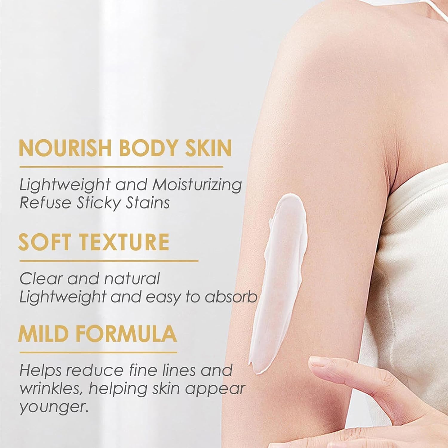 Silk Body Essence Oil for Anti-Wrinkle & Firming - 2 Pack Hydrating Treatment for Dry Skin - Perfect for Nighttime Skincare Routine & Massage Therapy