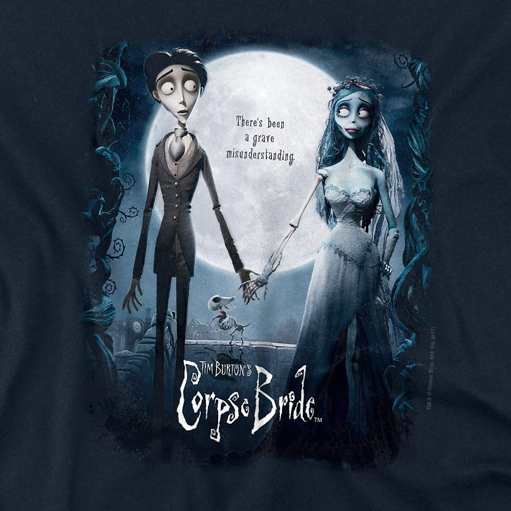 Corpse Bride Movie Poster Women's T-Shirt | Tim Burton Inspired Gothic Fashion | Casual Wear, Cosplay & Halloween Outfits