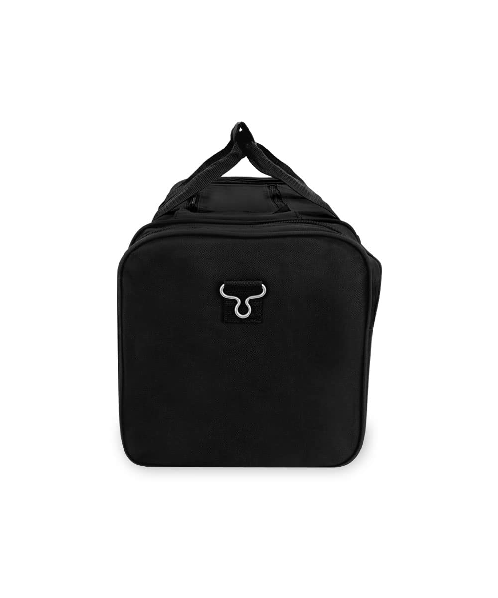 Everest Classic Gear Bag - Small Black Carry-On Luggage for Travel, Gym & Work | Durable & Lightweight Backpack Alternative