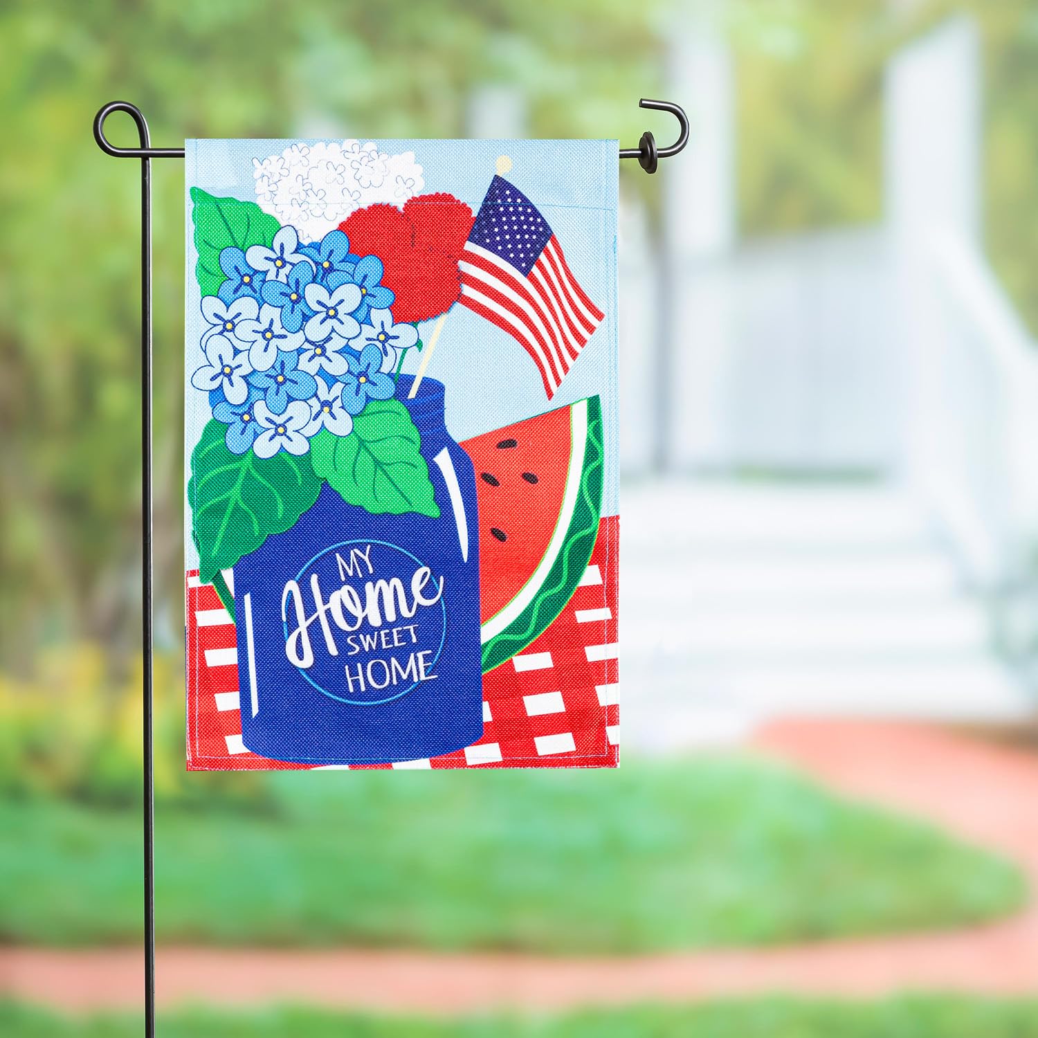 Patriotic Garden Flag 12x18 - Double Sided Home Decor for Yard & Porch
