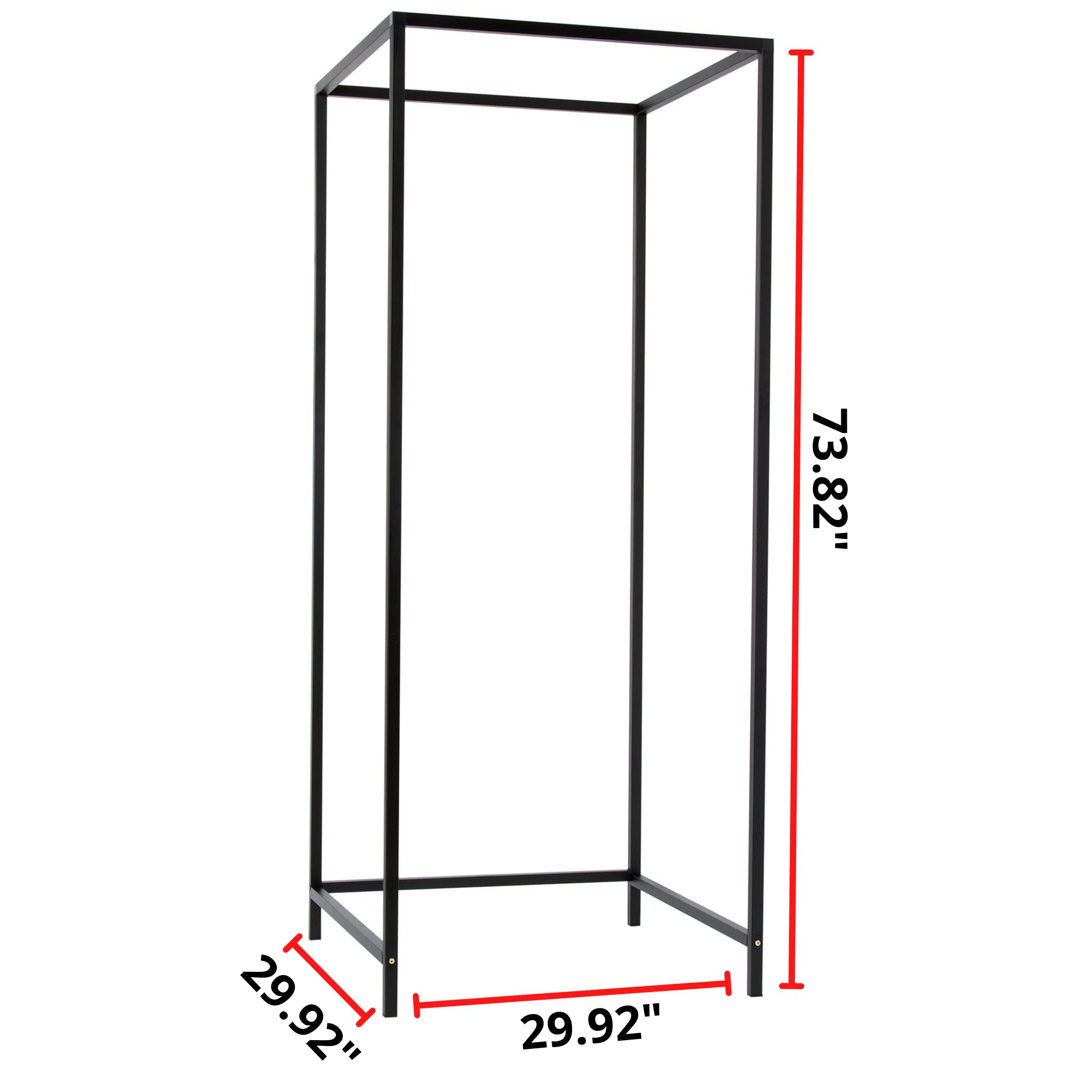 Portable Changing Room Divider - Black Frame with White Blackout Fabric & Wheels | Privacy Screen for Home, Events & Outdoor Use