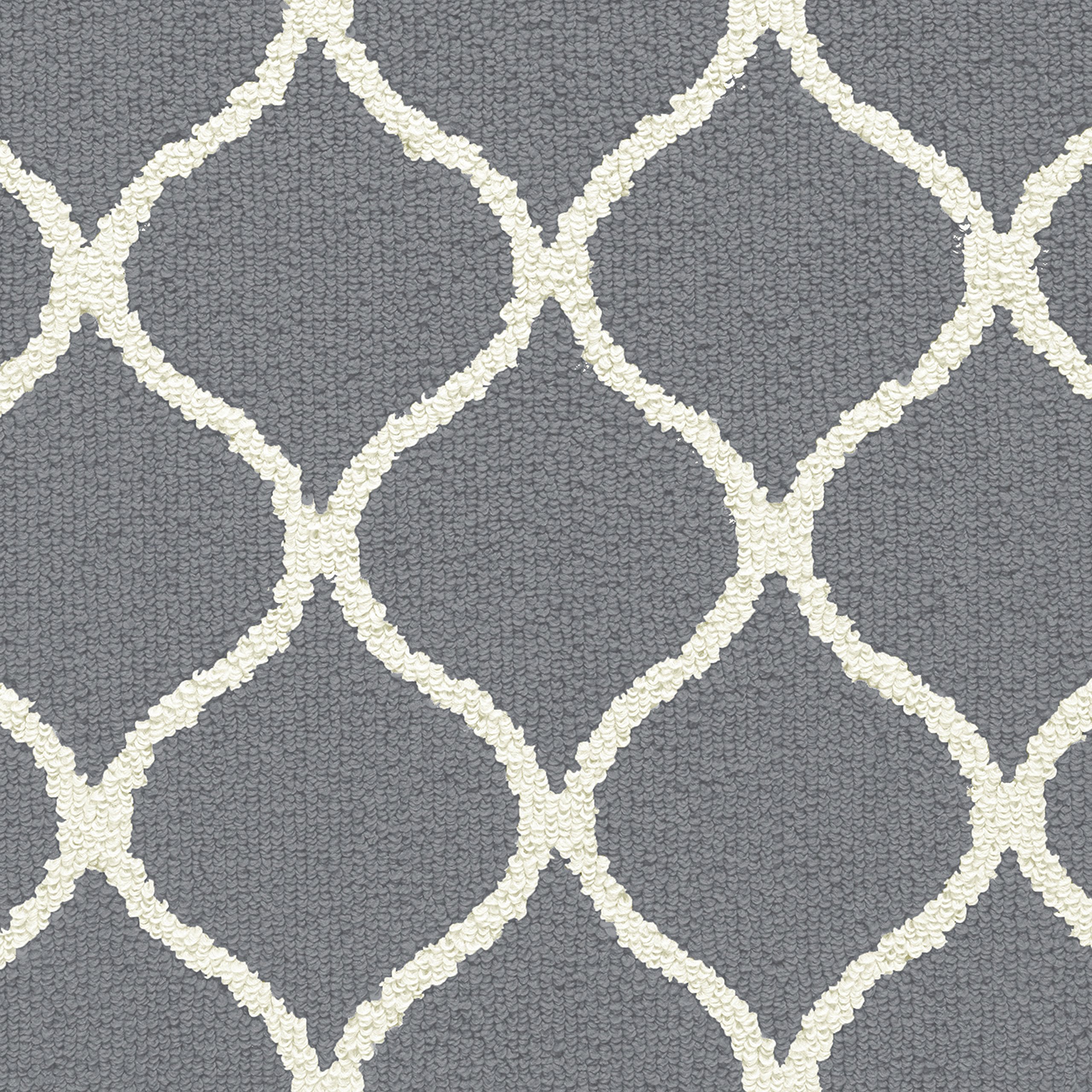 Maples Rugs Rebecca Modern 5x7 Area Rug - Soft Grey & White Contemporary Design for Living Room, Bedroom & Office - Handmade in USA - Perfect for Home Decor, Cozy Spaces & High-Traffic Areas