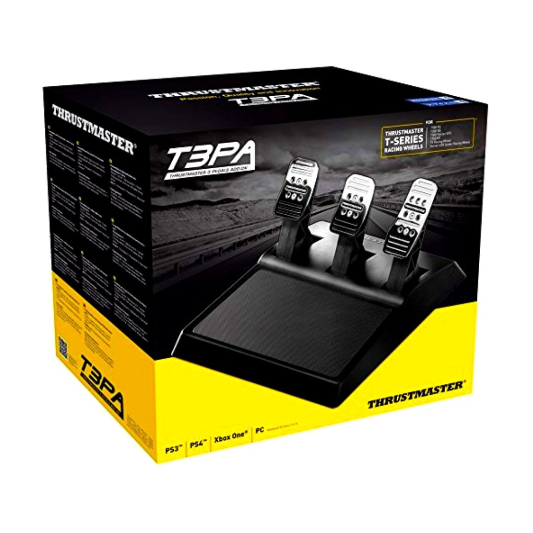 Thrustmaster T3PA 3-Pedal Add-On Set for Racing Simulators - Perfect for PC, PS4 & Xbox Gaming Accessories | Enhance Your Driving Simulation Experience