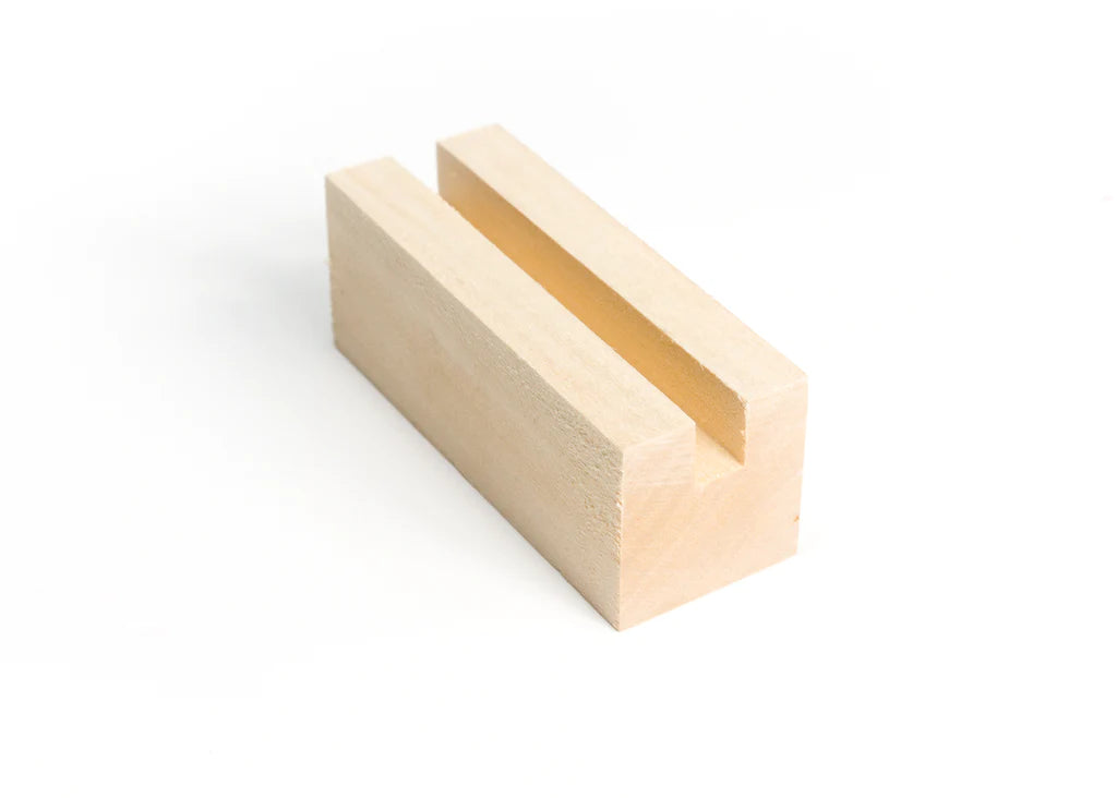 TeacherGeek Tapping Block 10 Pack - Wooden Building Blocks for Kids STEM Learning, Classroom & Home Educational Toys for Children's Engineering Projects