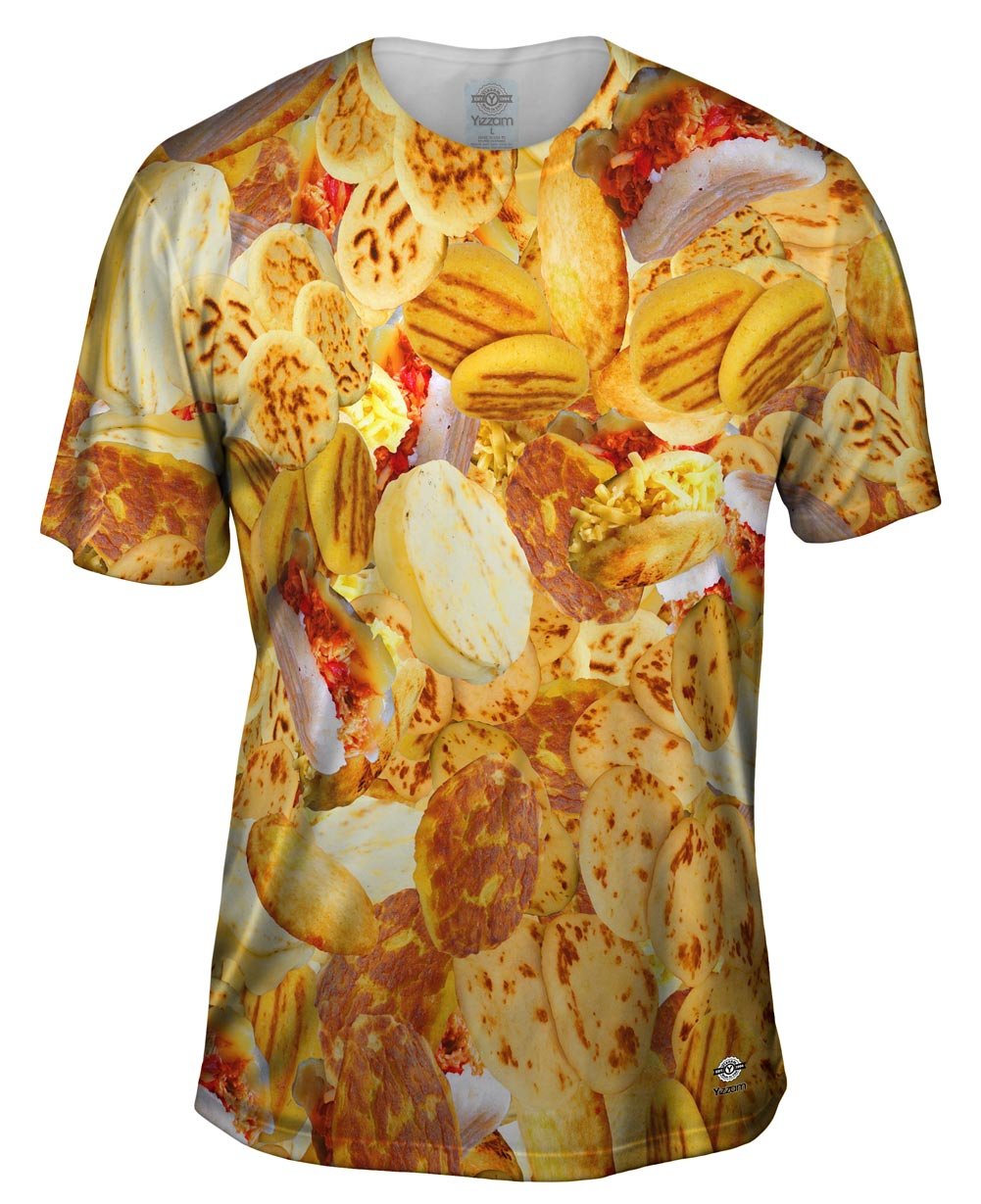 Yizzam Men's Arepas Graphic T-Shirt - Comfortable Cotton Tee for Casual Wear, Street Style & Everyday Outfits