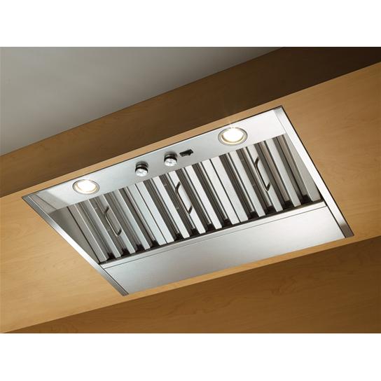 CP35I429SB 40 3/8 Inch Stainless Steel Built-In Range Hood with 670 Max CFM Internal Blower - Powerful Kitchen Ventilation for Smoke & Odor Removal