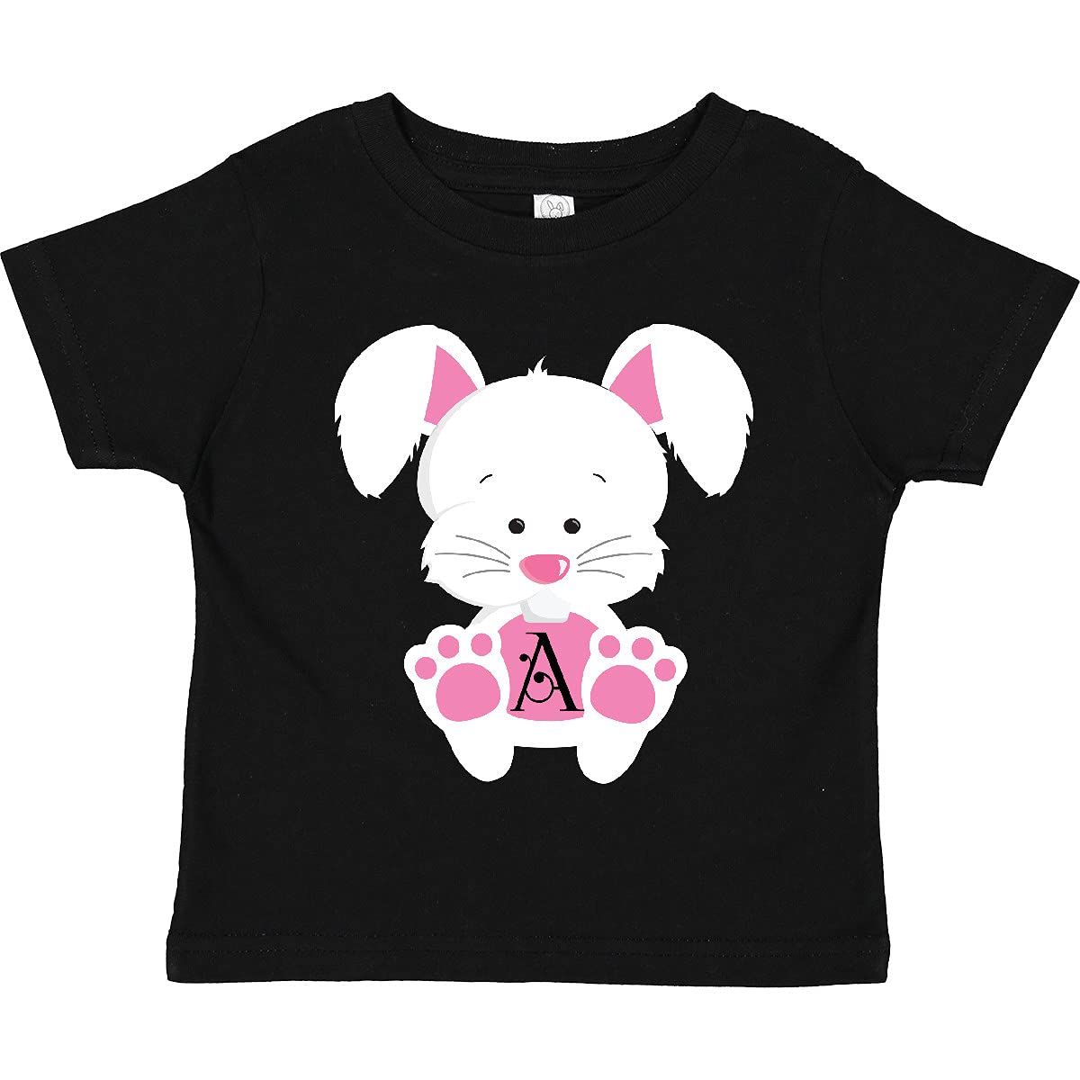 Inktastic Easter Bunny Monogram Toddler T-Shirt - Cute Easter Outfit for Boys & Girls - Perfect for Easter Egg Hunts, Family Photos & Spring Celebrations