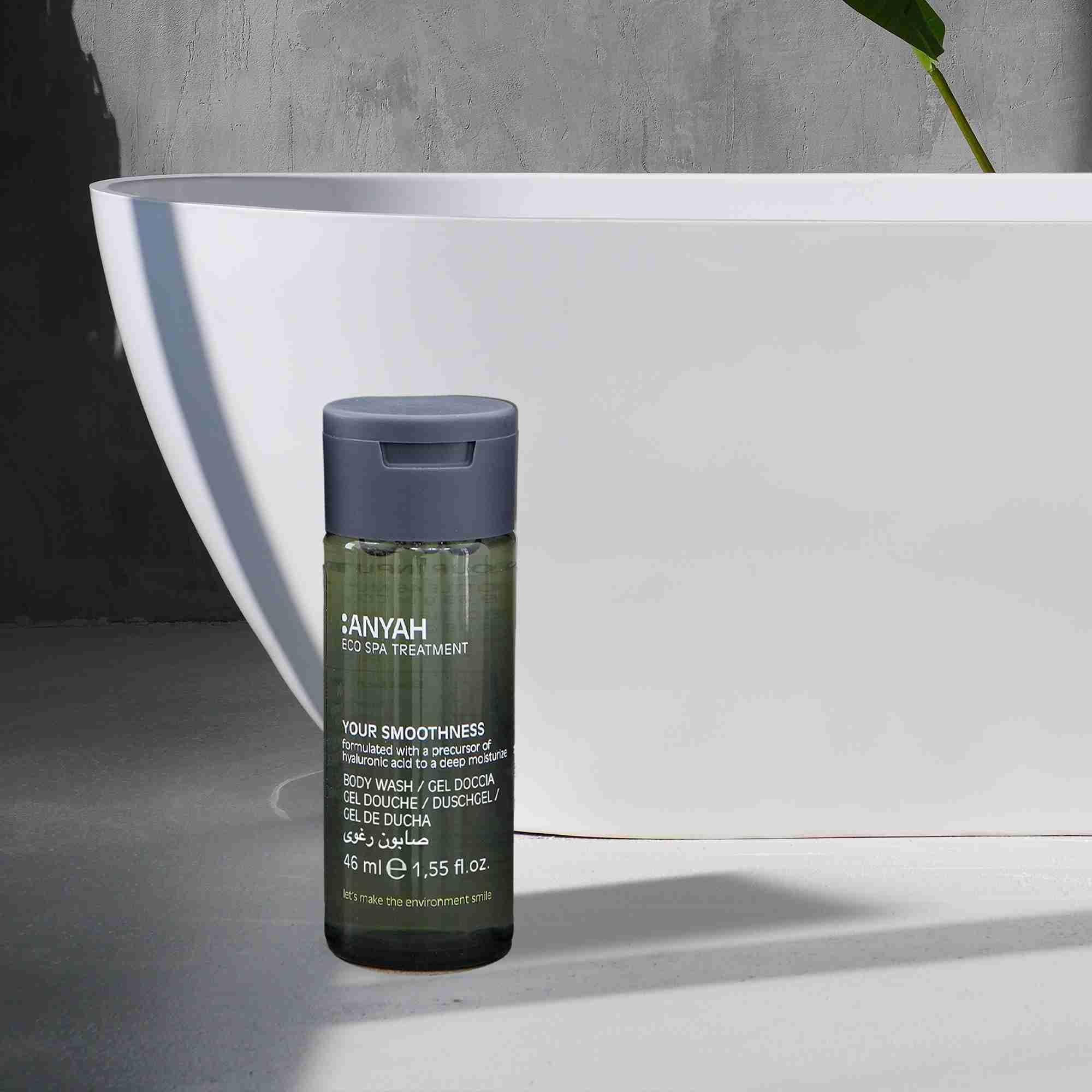 Anyah Eco Spa Body Wash - Organic & Natural Ingredients for Hydrating & Nourishing Skin - Perfect for Daily Shower, Relaxing Bath & Spa Day at Home