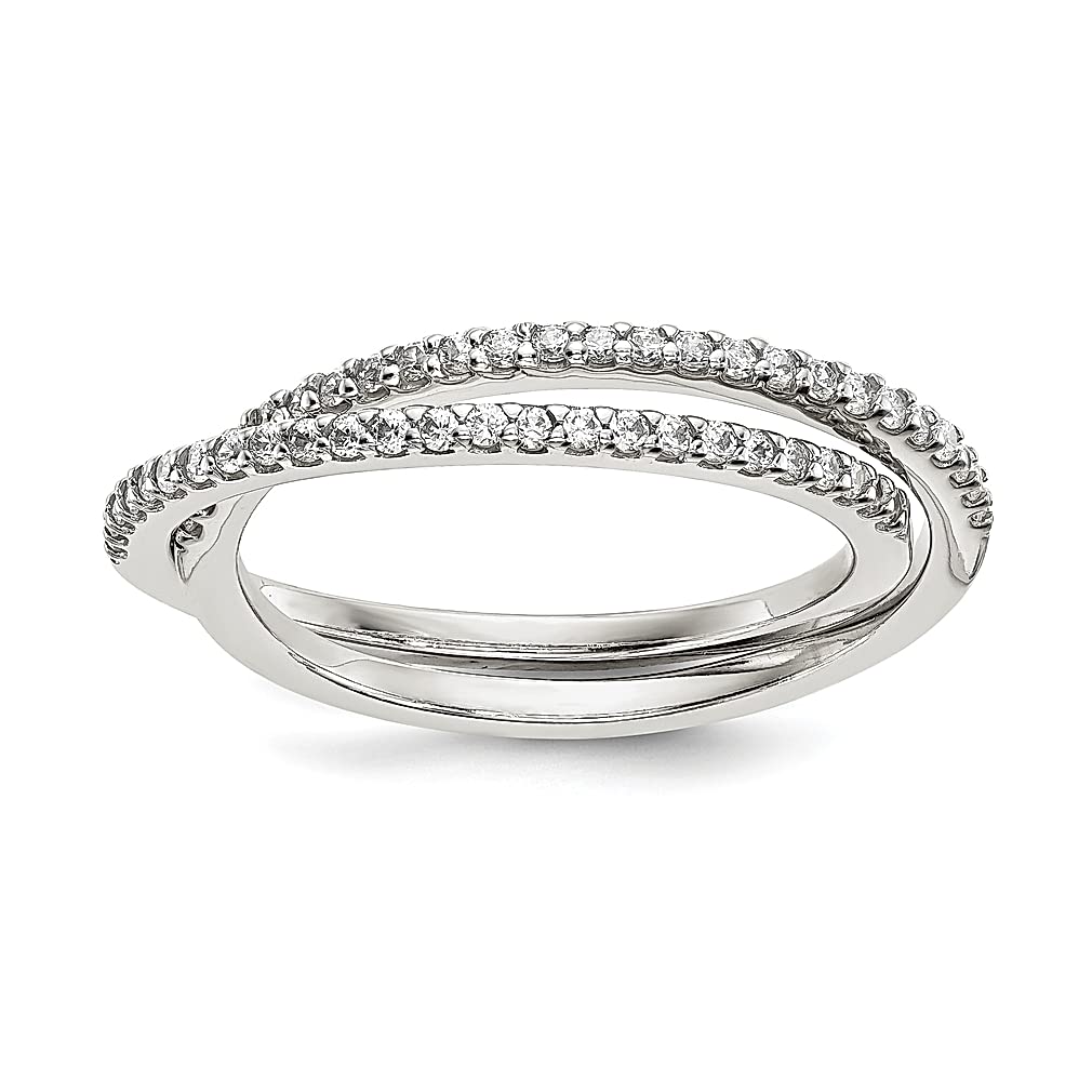 925 Sterling Silver Cubic Zirconia Rings for Women - Elegant CZ Jewelry Set, Dainty Stackable Bands, Perfect Gift for Her (Birthday, Anniversary, Valentine's Day) - Ideal for Everyday Wear & Special Occasions