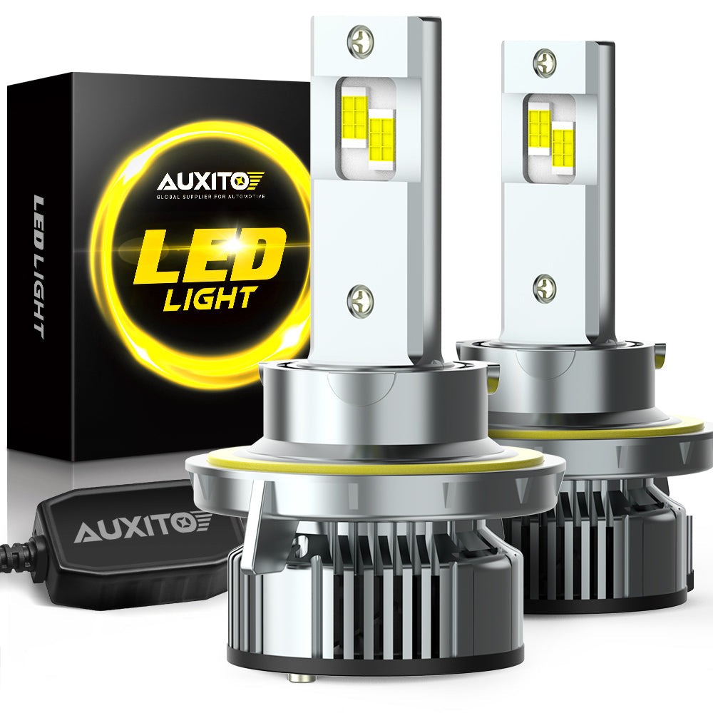 Brightest H13 LED Headlight Bulbs 120W 24000 Lumens 6500K Cool White - Super Bright Replacement for Cars, Trucks, SUVs - Perfect for Night Driving and Off-Road Adventures