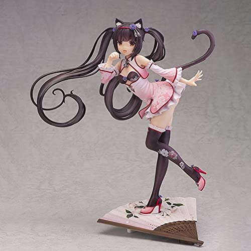 Nekopara Chocola Vanilla Azuki Coconut Chinese Dress PVC Anime Figure - Alphamax Collectible Model Toy for Anime Fans | Perfect Gift for Cosplay Enthusiasts & Home Decor