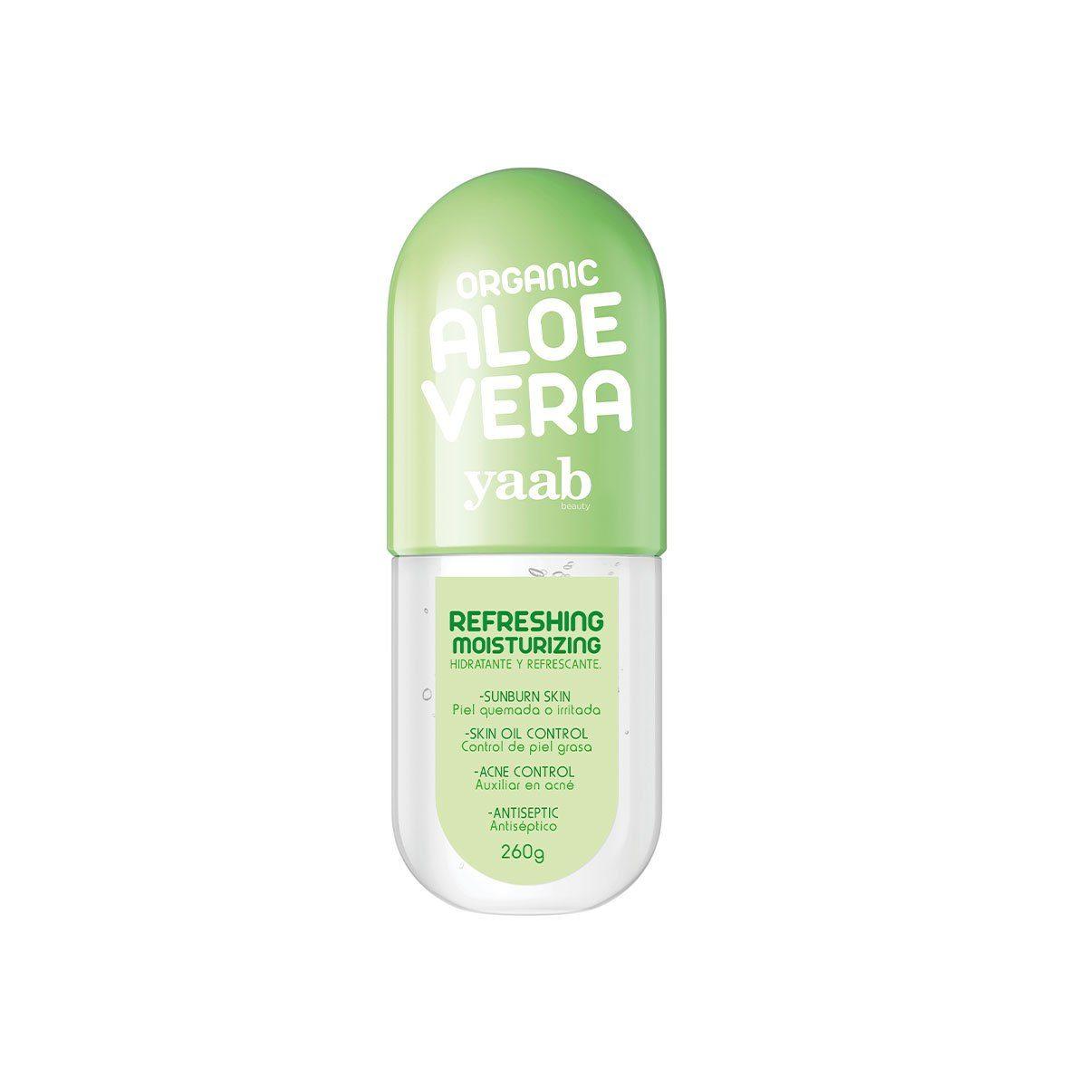 Organic Aloe Vera Capsules by Yaab Beauty - Hydrating Skin & Hair Supplement for Daily Wellness & Beauty Routine