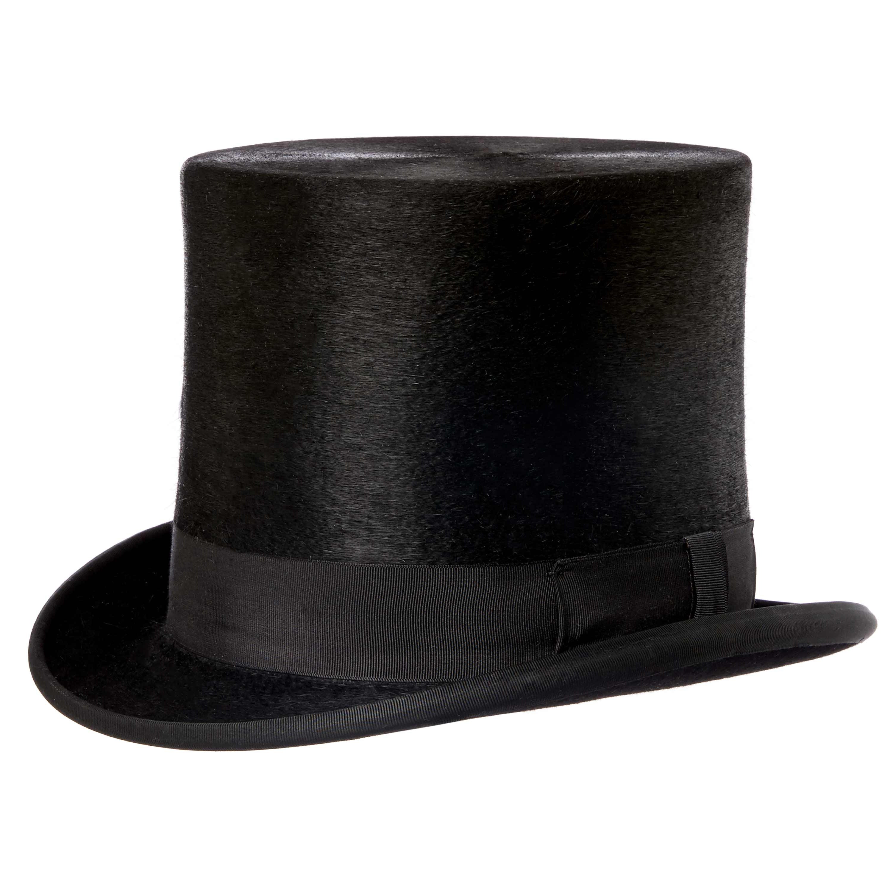 Stylish Hetherington Top Hat for Men - Vintage Formal Hat for Weddings, Parties & Cosplay - Premium Wool Felt Classic Top Hat