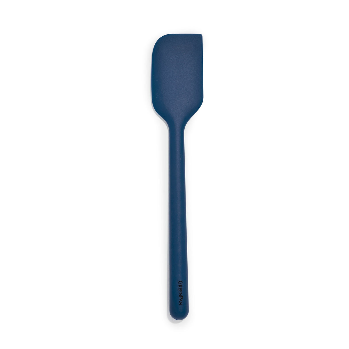 Premium Platinum Silicone Spatula - Heat Resistant & Non-Stick Cooking Utensil for Baking, Mixing & Flipping - Navy Blue Kitchen Tool for Cake Decorating & Pancake Making