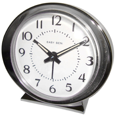 Baby Ben Alarm Clock 11605 - Vintage Style Kids Alarm Clock with Night Light | Perfect for Bedrooms, Nurseries & Children's Rooms