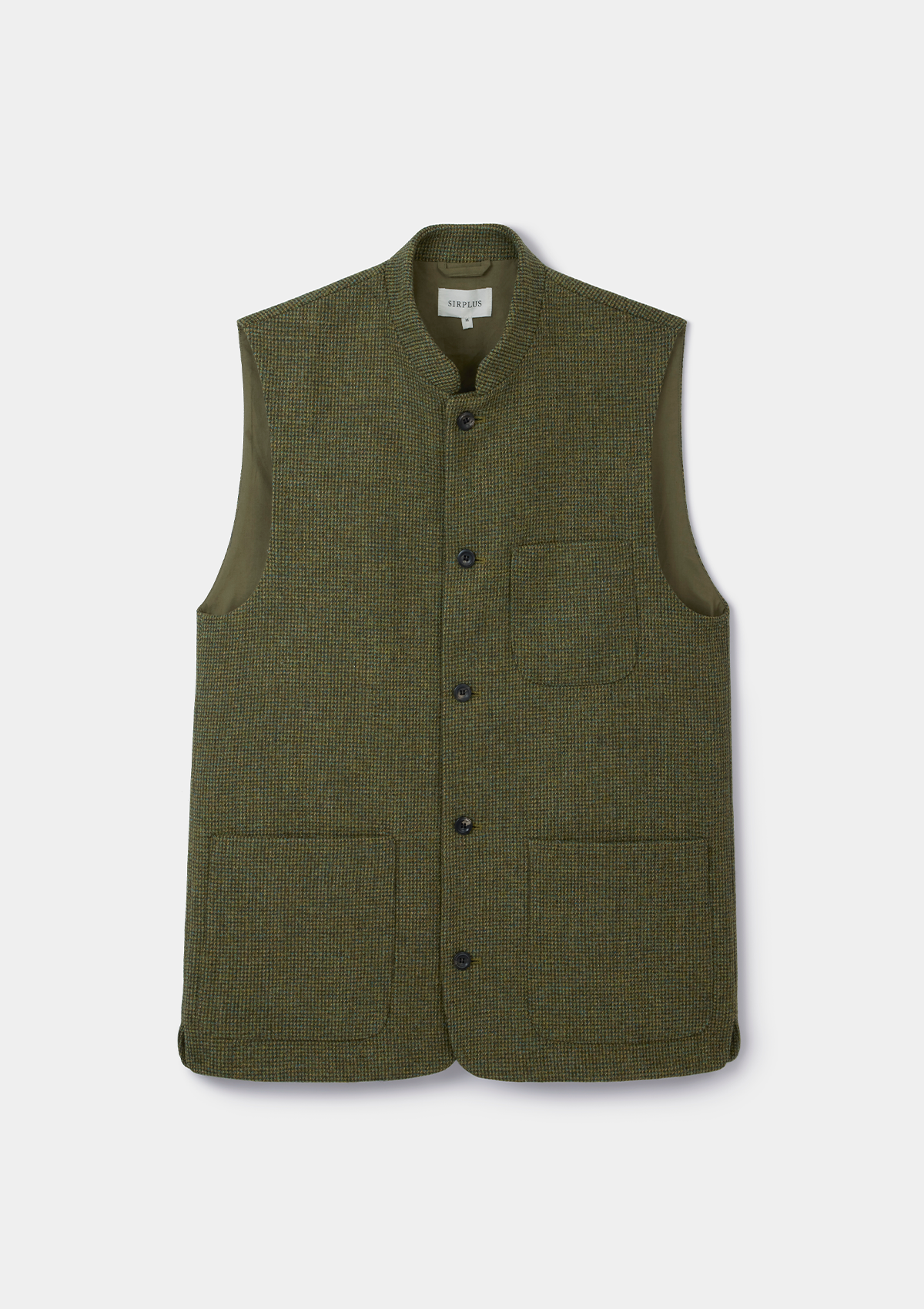 Stylish Moss Green Tweed Nehru Waistcoat for Men | Vintage Formal Vest | Perfect for Weddings, Business Meetings & Special Occasions
