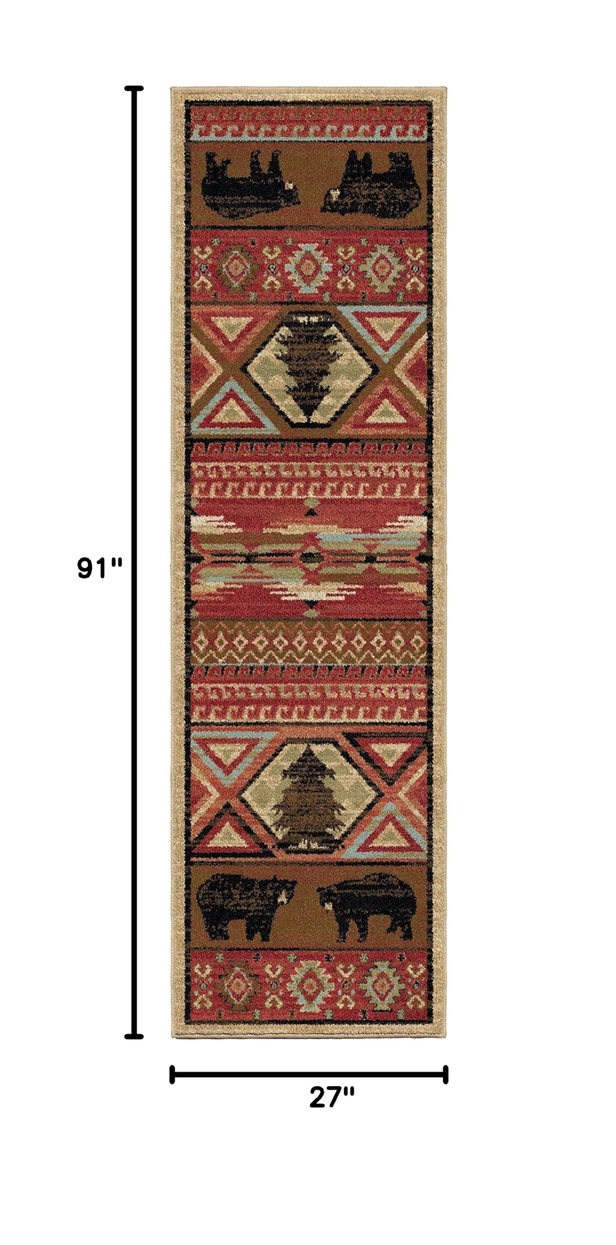 Mayberry Rug Red Pine Area Rug 2'3