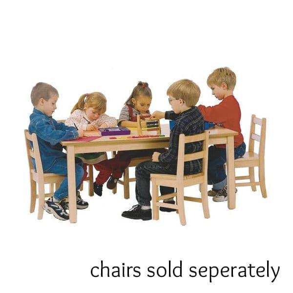 Premium J.B. Poitras Rectangular Classroom Table - Durable School Furniture for Students & Teachers - Perfect for Classrooms, Study Areas & Educational Spaces