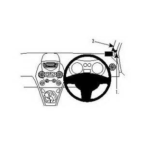 ClicOn No Holes Right Hand Dash Mount for Ford Ka (2009-2015) - Secure Phone Holder for Safe Driving & Navigation