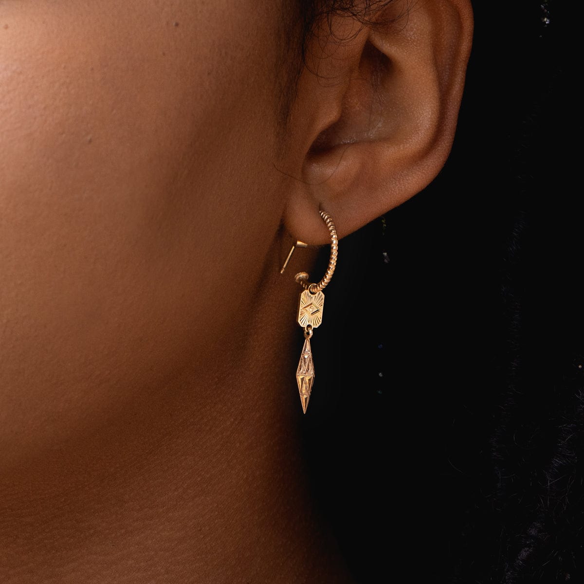 Seer Drop Earrings for Women - Elegant Dangle Earrings with Crystal Beads | Perfect for Parties, Weddings & Evening Events