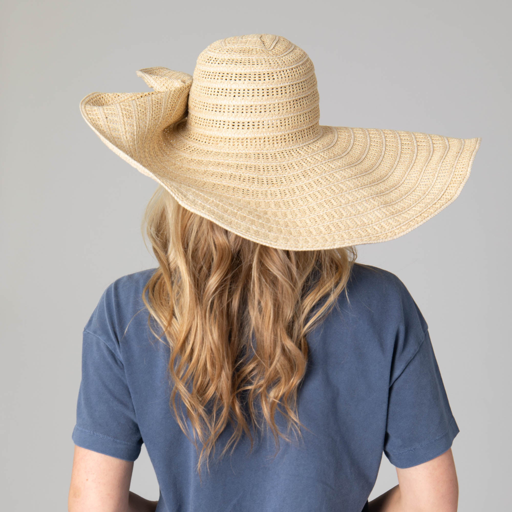 Dune Women's Wide Brim Round Crown Floppy Sun Hat - UPF 50+ UV Protection Beach Hat for Summer, Travel & Outdoor Activities