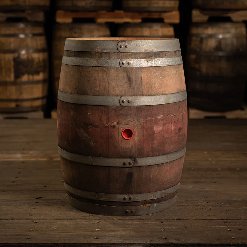 Premium Reclaimed Red Wine Barrel - Aged Oak Wood for Home Decor, DIY Projects & Rustic Furniture | Perfect for Wine Cellars, Gardens & Unique Gifts