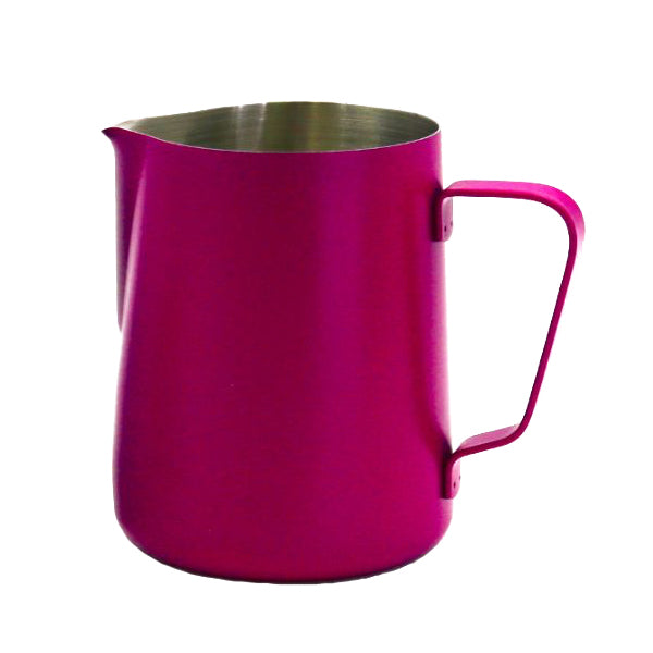Premium Rhino Classic Milk Frothing Pitcher 450ml (15oz) - Barista-Grade Stainless Steel Milk Jug for Perfect Latte Art & Cappuccino Foam - Ideal for Home & Professional Coffee Shops, Cafes, and Espresso Bars