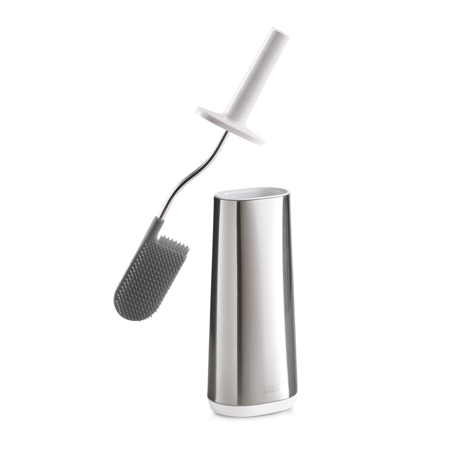 Flex Steel Toilet Brush - Heavy Duty Stainless Steel Bathroom Cleaning Tool with Durable Bristles for Deep Cleaning - Perfect for Home, Office, and RV Use