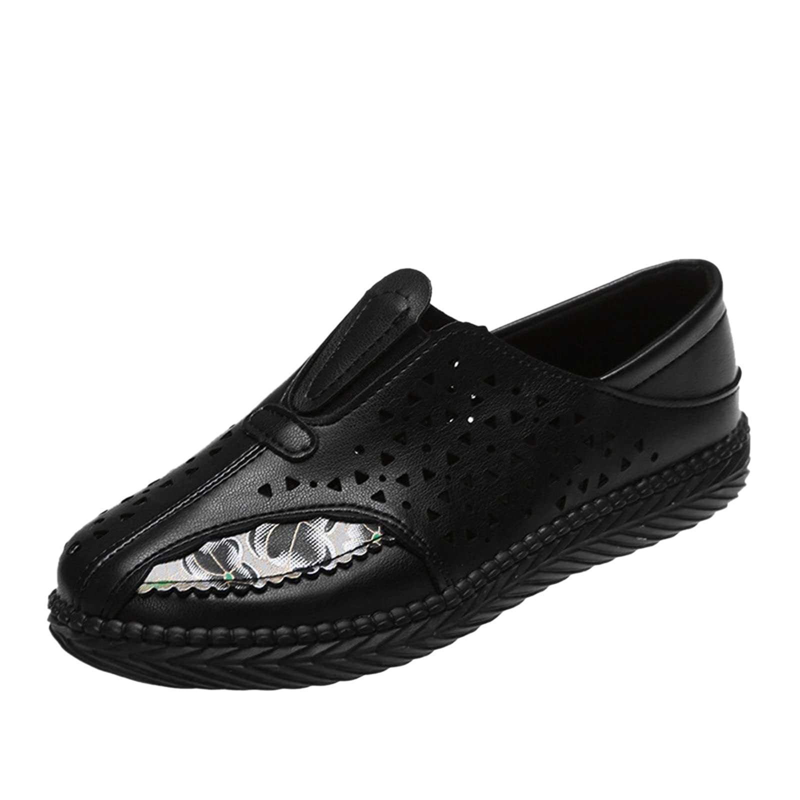 Women's Pointed Toe Flats - Comfortable Fashion Sneakers with Orthotic Arch Support Insoles | Perfect for Work, Travel & Everyday Wear
