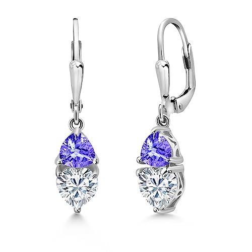 Moissanite and Tanzanite