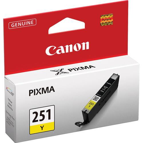 Canon CLI-251 Standard Capacity Yellow Ink Tank - High-Quality Replacement for Canon Printers | Perfect for Home, Office & Photo Printing