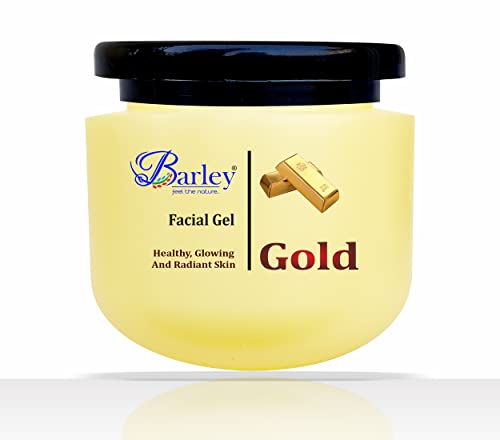 Barley Gold Facial Gel - 450g Hydrating & Anti-Aging Face Moisturizer for Glowing Skin | Day & Night Skincare Routine