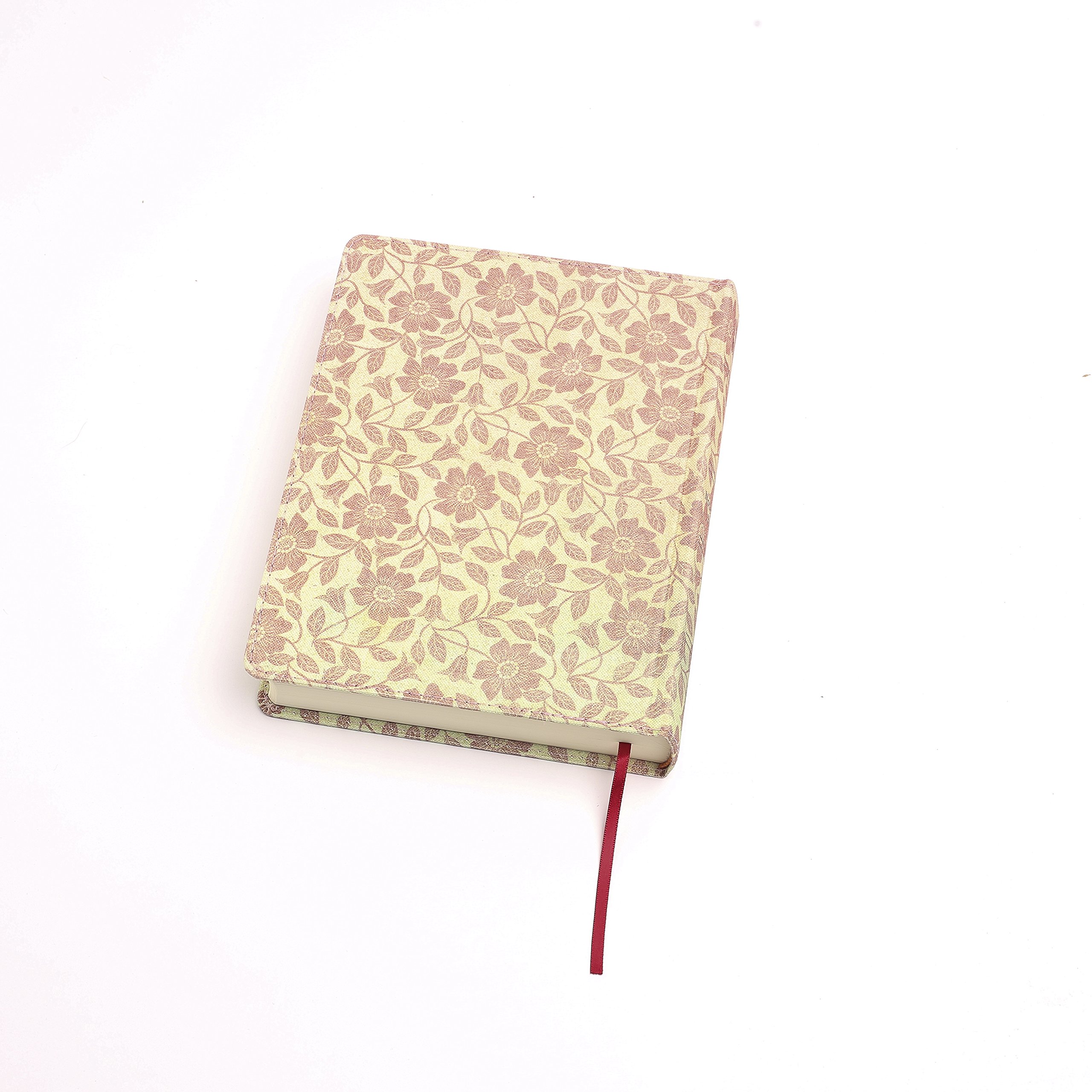 KJV Notetaking Bible with Wide Margins - Floral Red Cover, Perfect for Bible Study, Journaling & Sermon Notes | Ideal for Church, Small Groups & Personal Devotion