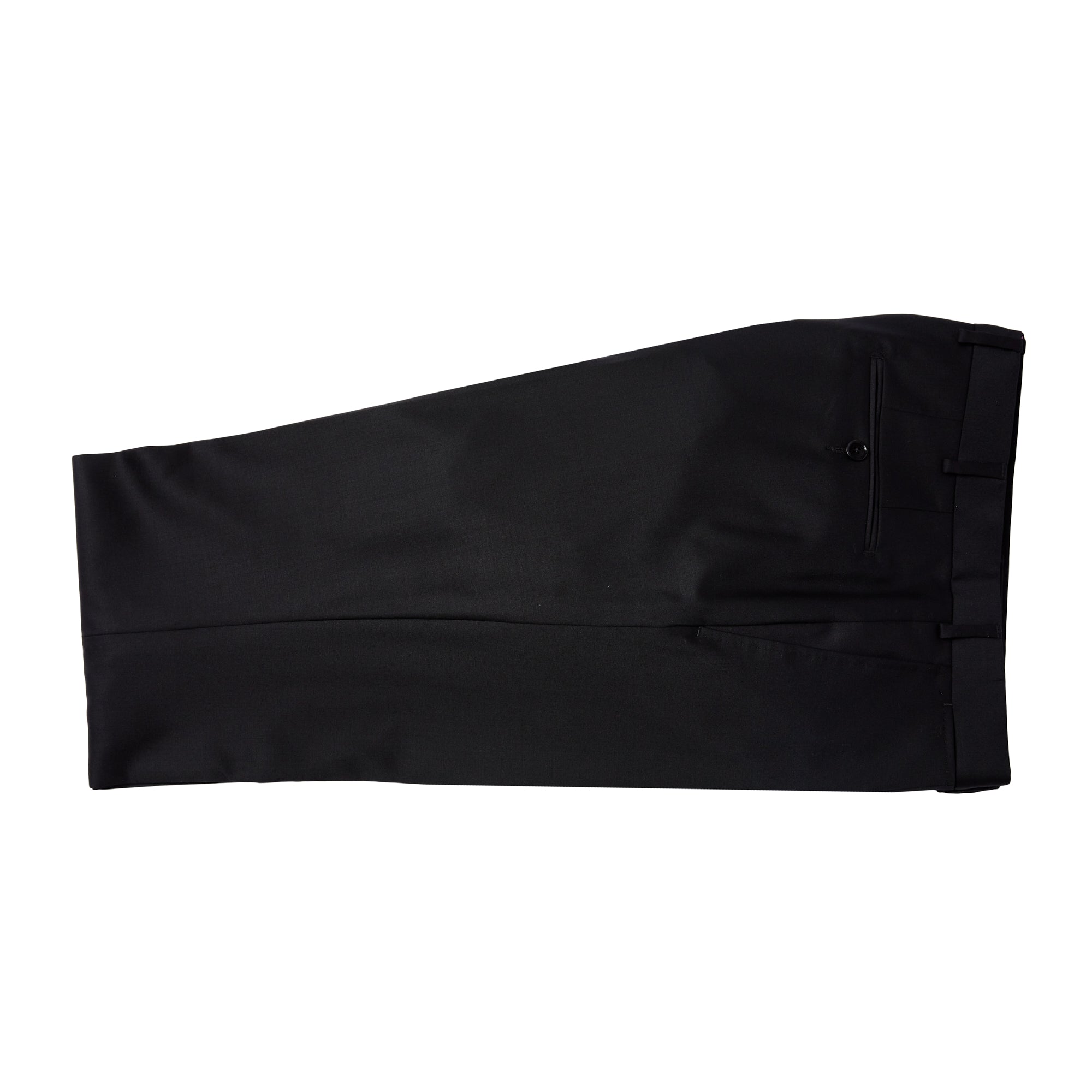 ERMENEGILDO ZEGNA Multi-Season Wool Suit for Men - Classic Black | Perfect for Business Meetings, Weddings & Formal Occasions