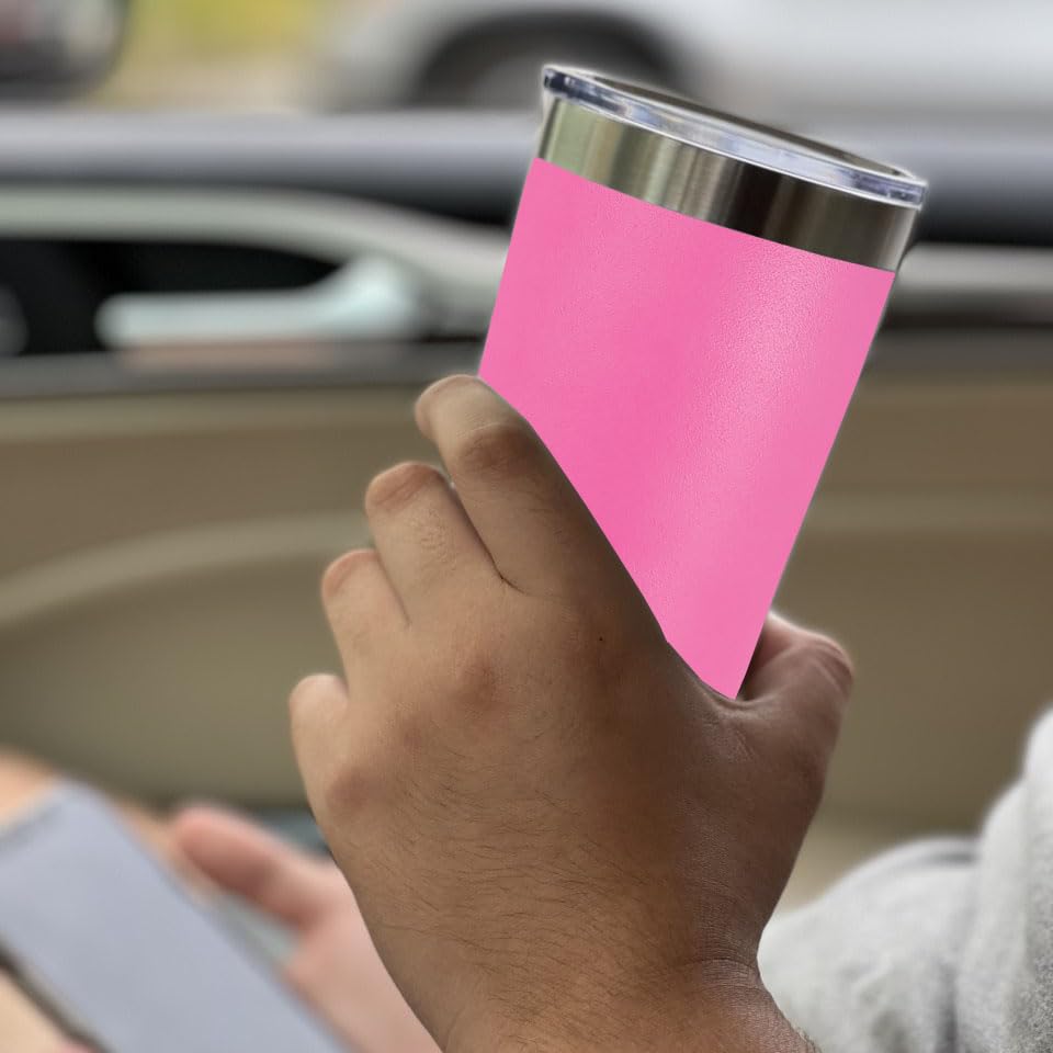 LaserGram 16oz Vacuum Insulated Stainless Steel Tumbler with Personalized Engraving - My Sweet 16 Pink Cup - Keeps Drinks Hot/Cold for Hours - Perfect for Birthday Gifts, Parties & Everyday Use