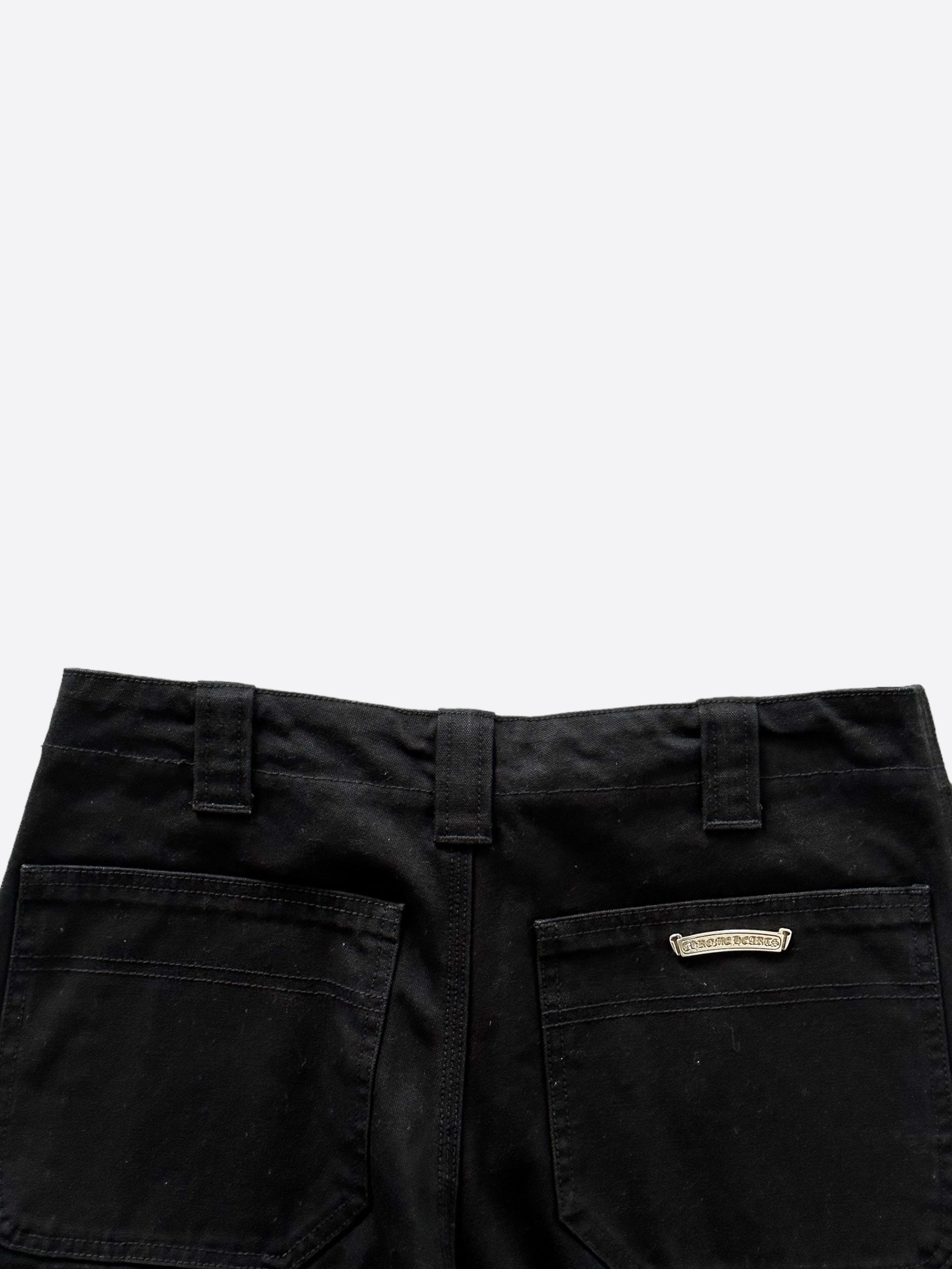 Chrome Hearts Black Denim Jeans for Men - Premium Designer Slim Fit Stretch Denim Pants | Perfect for Casual Wear, Night Out & Street Style Fashion