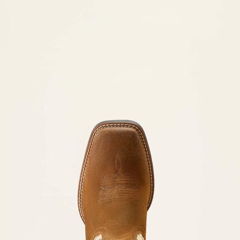 Patriotic Western Boots for Men & Women - Sporty Cowboy Boots in Antique Mocha - Perfect for Rodeo, Country Dancing & Western Fashion