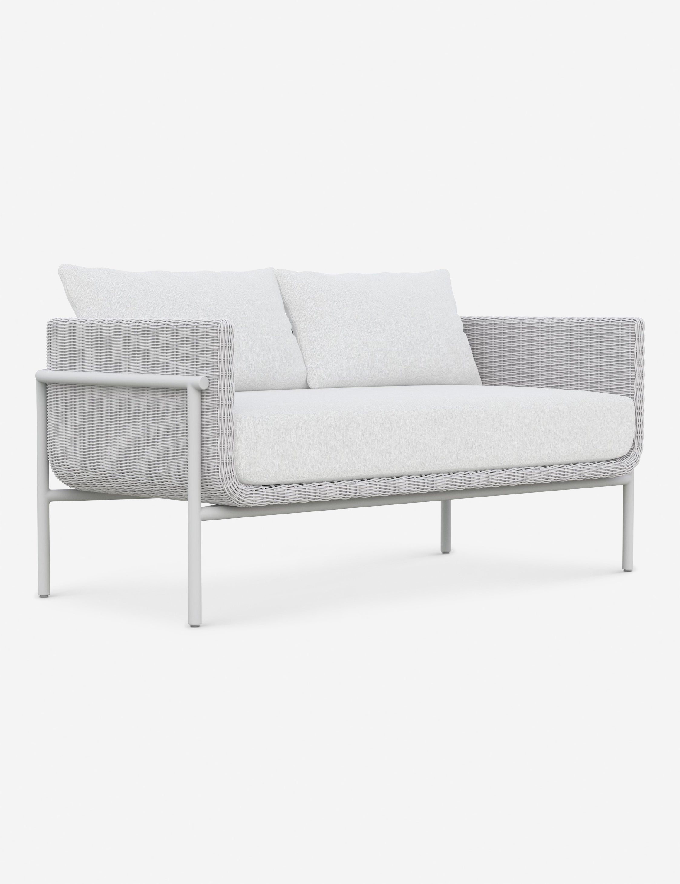 Camira Indoor Outdoor Loveseat - Comfortable 2-Seater Sofa for Patio, Garden & Living Room - Perfect for Relaxing & Entertaining