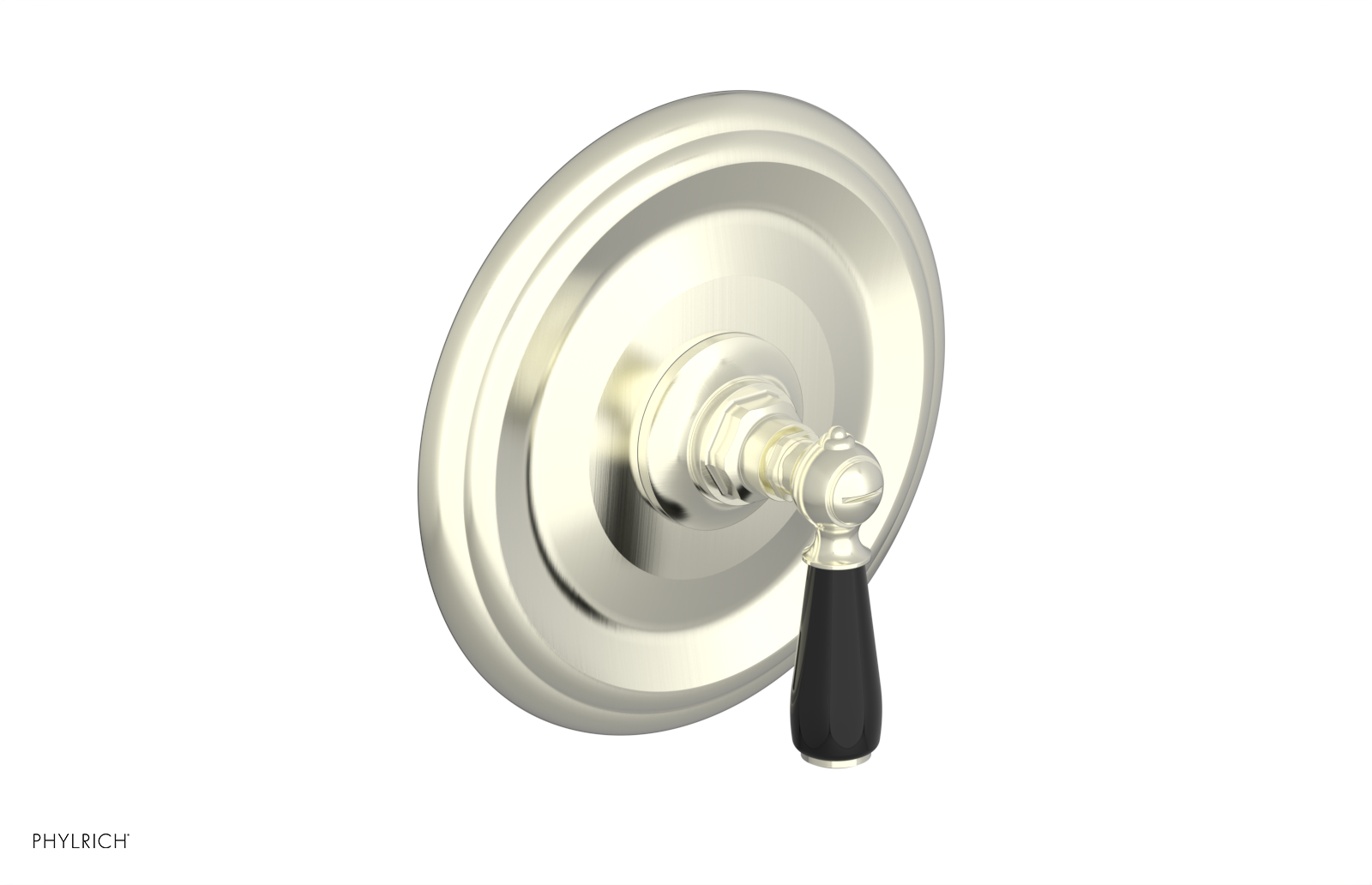 Jamestown Pressure Balance Shower Plate & Handle Trim with Black Accents - 4