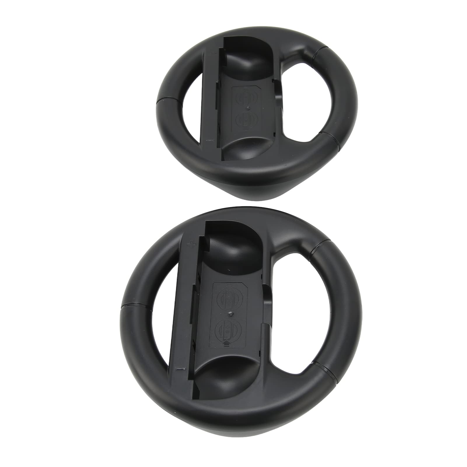 Premium Racing Wheel Controller for Nintendo Switch - ABS Material with Soft Rubber Grip for Comfortable Gameplay - Perfect for Mario Kart, F-Zero & Racing Simulators (Black)