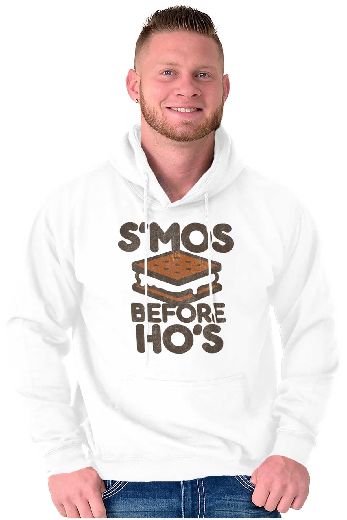 Funny Camping Hoodie for Women - Smore Bros Graphic Sweatshirt - Cozy Outdoor Adventure & Casual Wear