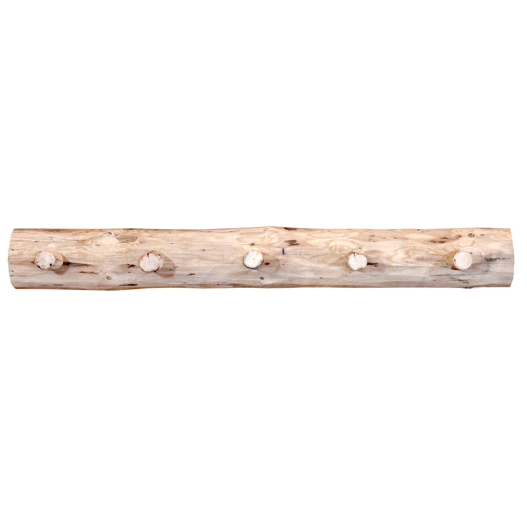 3 Foot Montana Coat Rack - Sturdy Wooden Entryway Organizer for Hats, Jackets & Bags | Perfect for Mudrooms, Hallways & Small Spaces