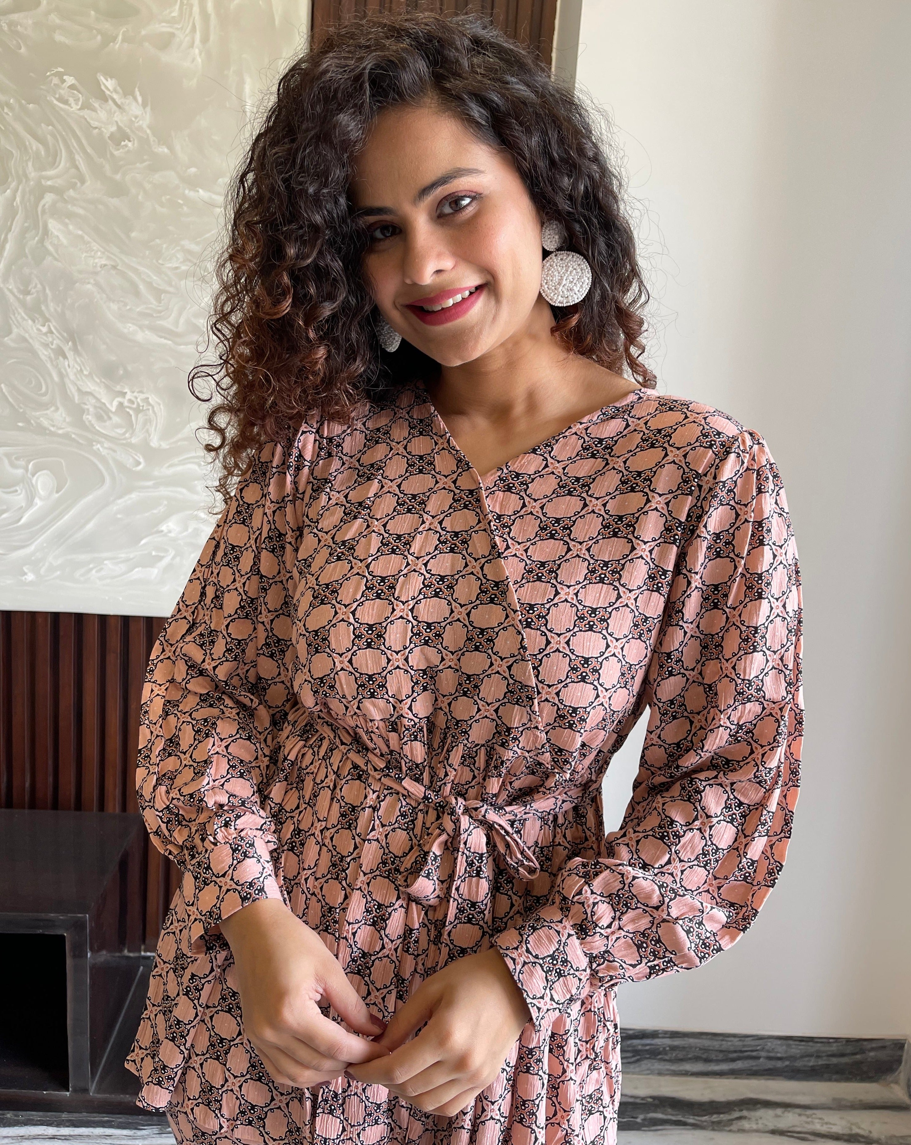 Breezy Beauty Pink Women's Matching Outfit Set - Casual Summer Loungewear for Home & Travel